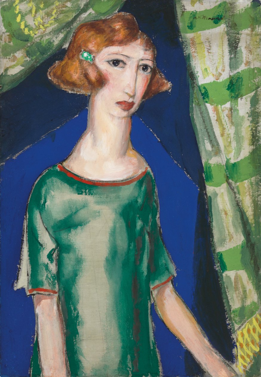 Ung kvinne, ca. 1920-25 av Alfred Henry Maurer