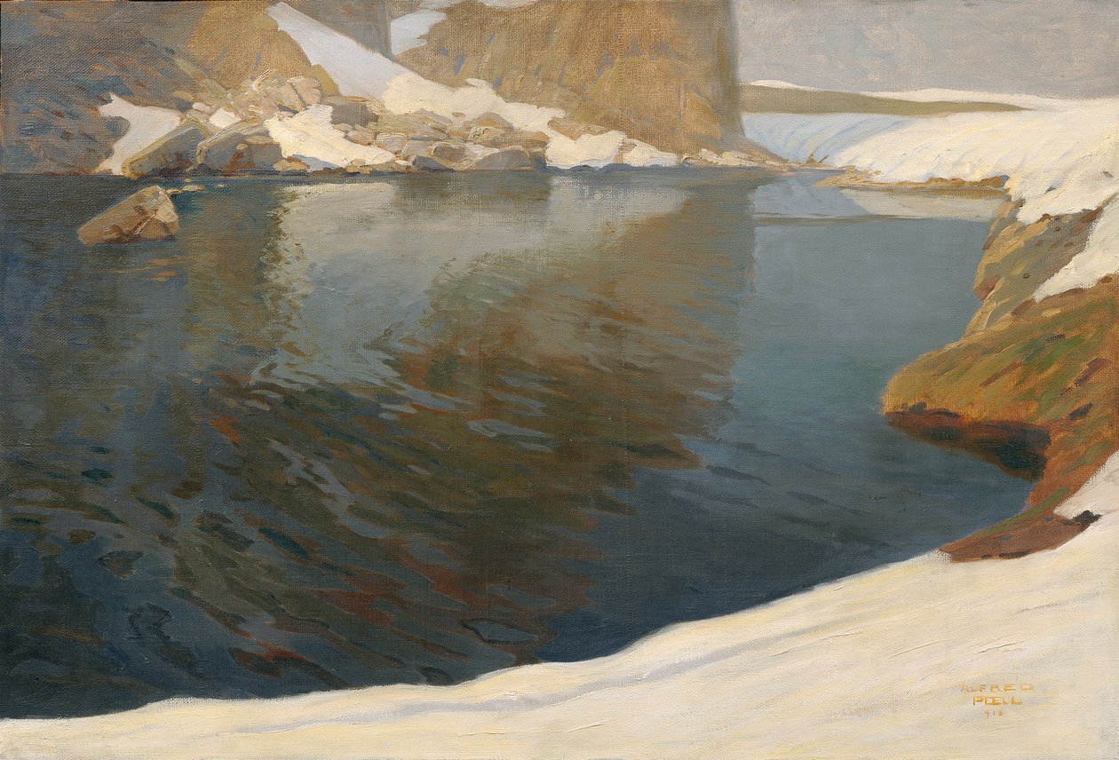 fjellvann av Alfred Poell