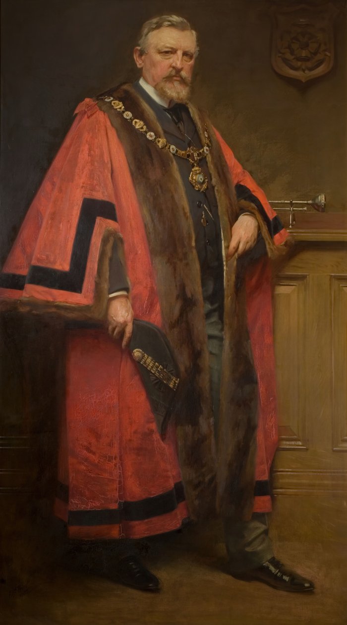 Portrett av rådmann John Townsend, 1902. av Alfred Priest