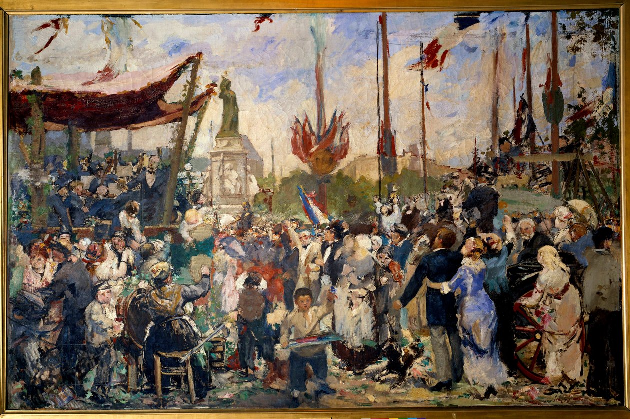 Tredje republikk: ”14. juli av Alfred Roll