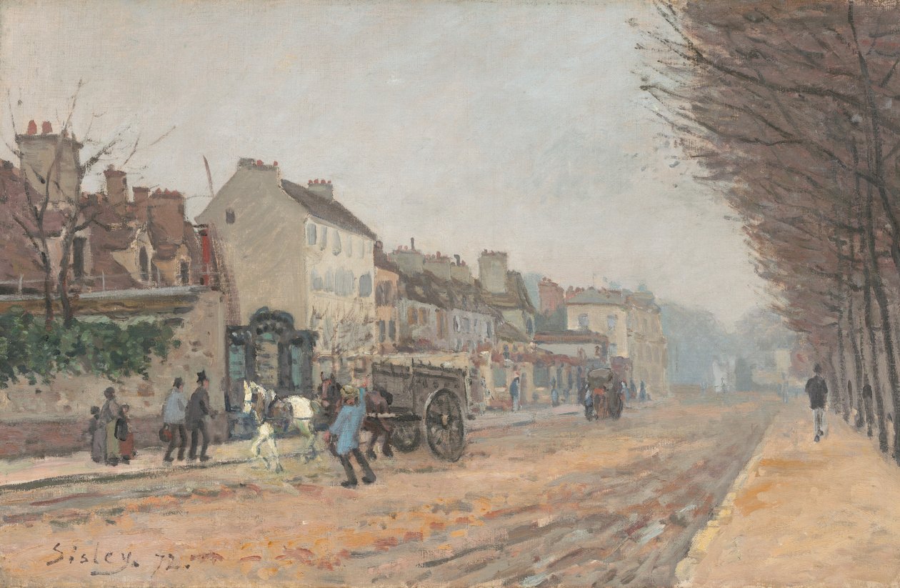 Heloise Boulevard, Argenteuil, 1872. av Alfred Sisley