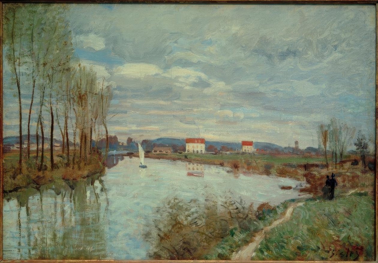 Seinen ved Argenteuil av Alfred Sisley