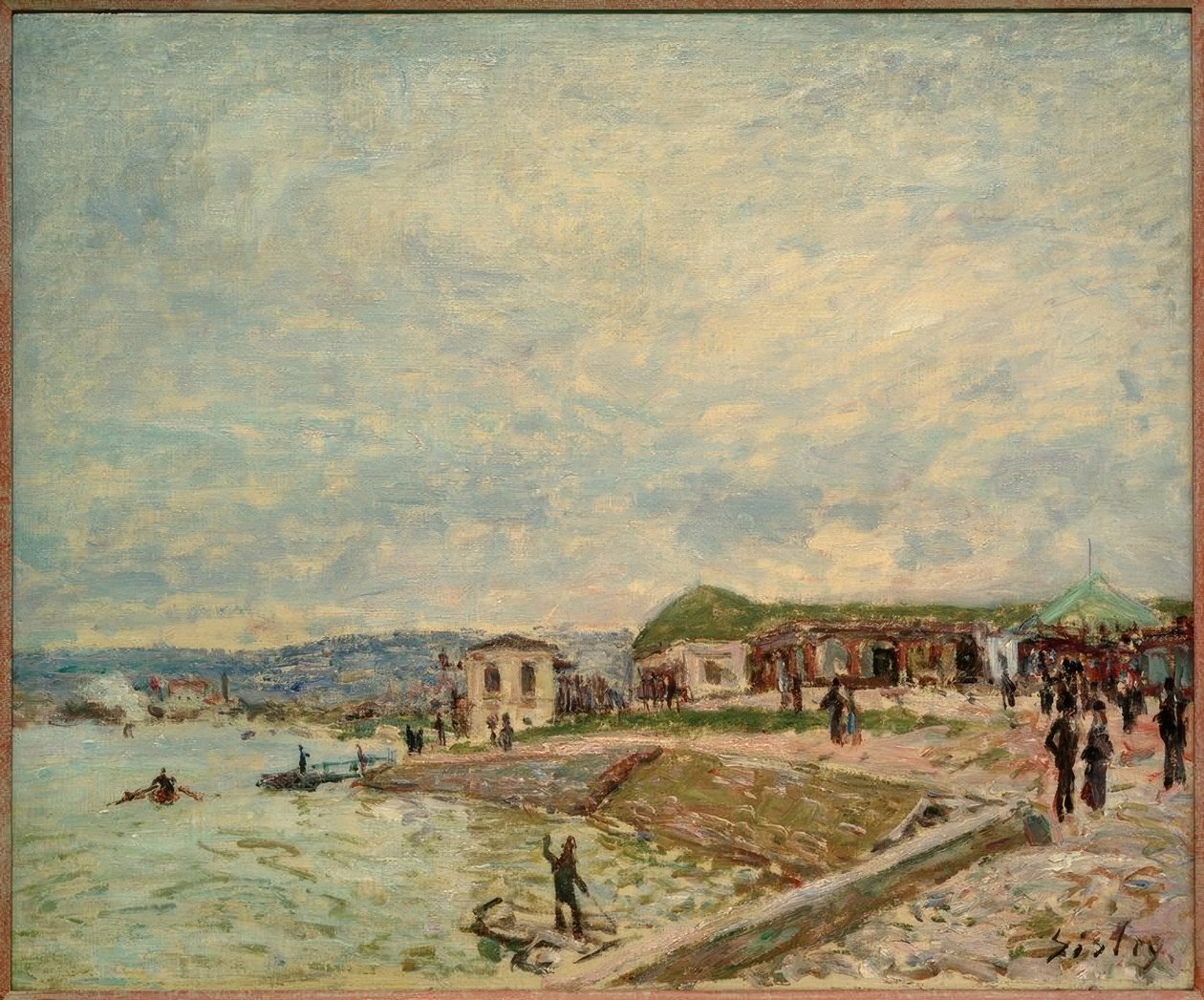 Seinen ved Point-du-Jour av Alfred Sisley