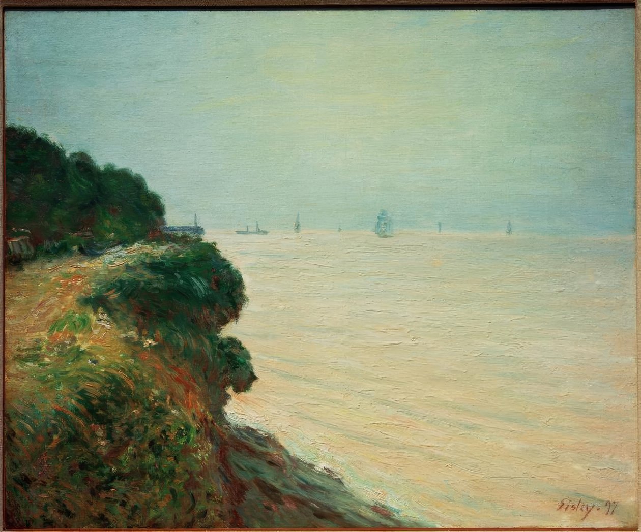 Langlandbukta av Alfred Sisley