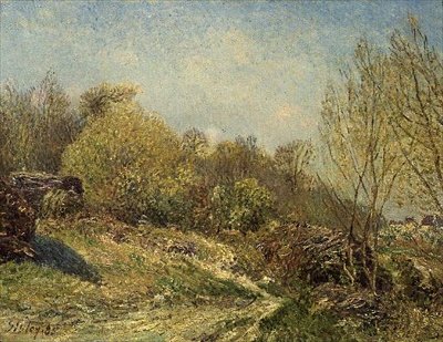 Landskap av Alfred Sisley