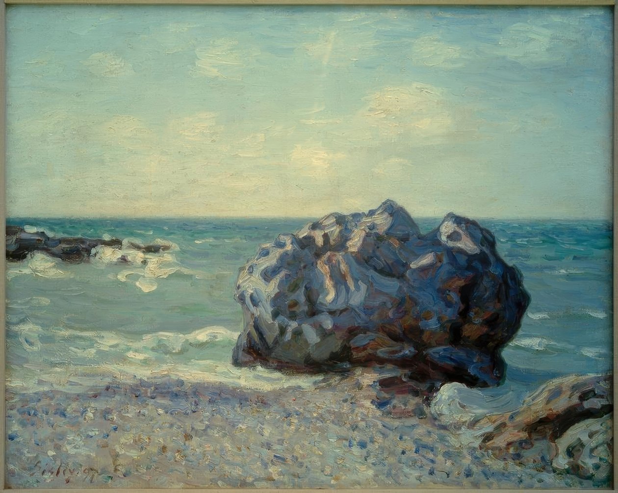 Langlandbukta om morgenen av Alfred Sisley