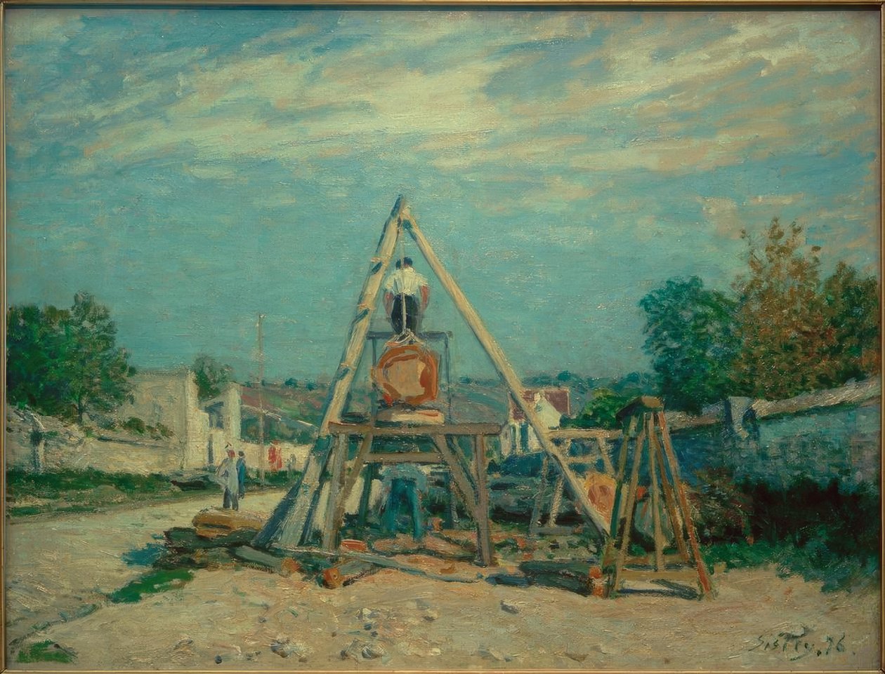 De pitsawyers av Alfred Sisley