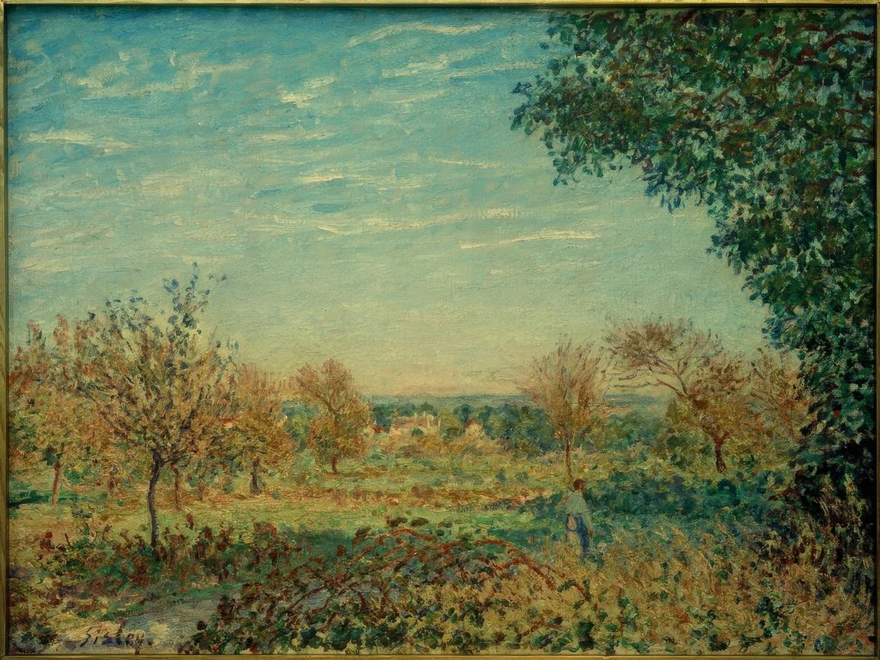 september morgen av Alfred Sisley
