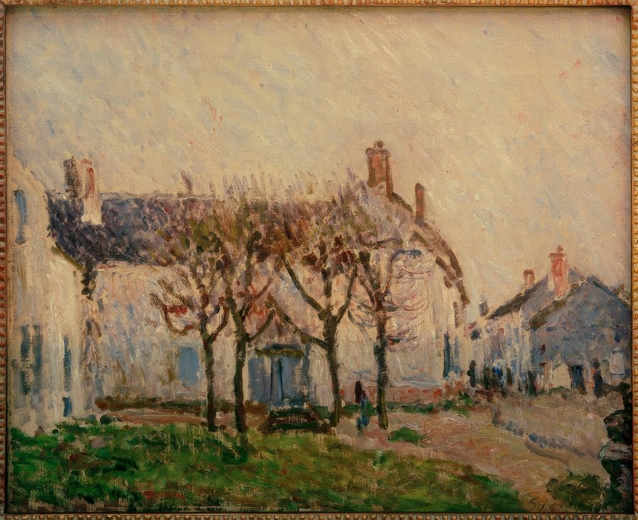Gate i Moret-sur-Loing av Alfred Sisley