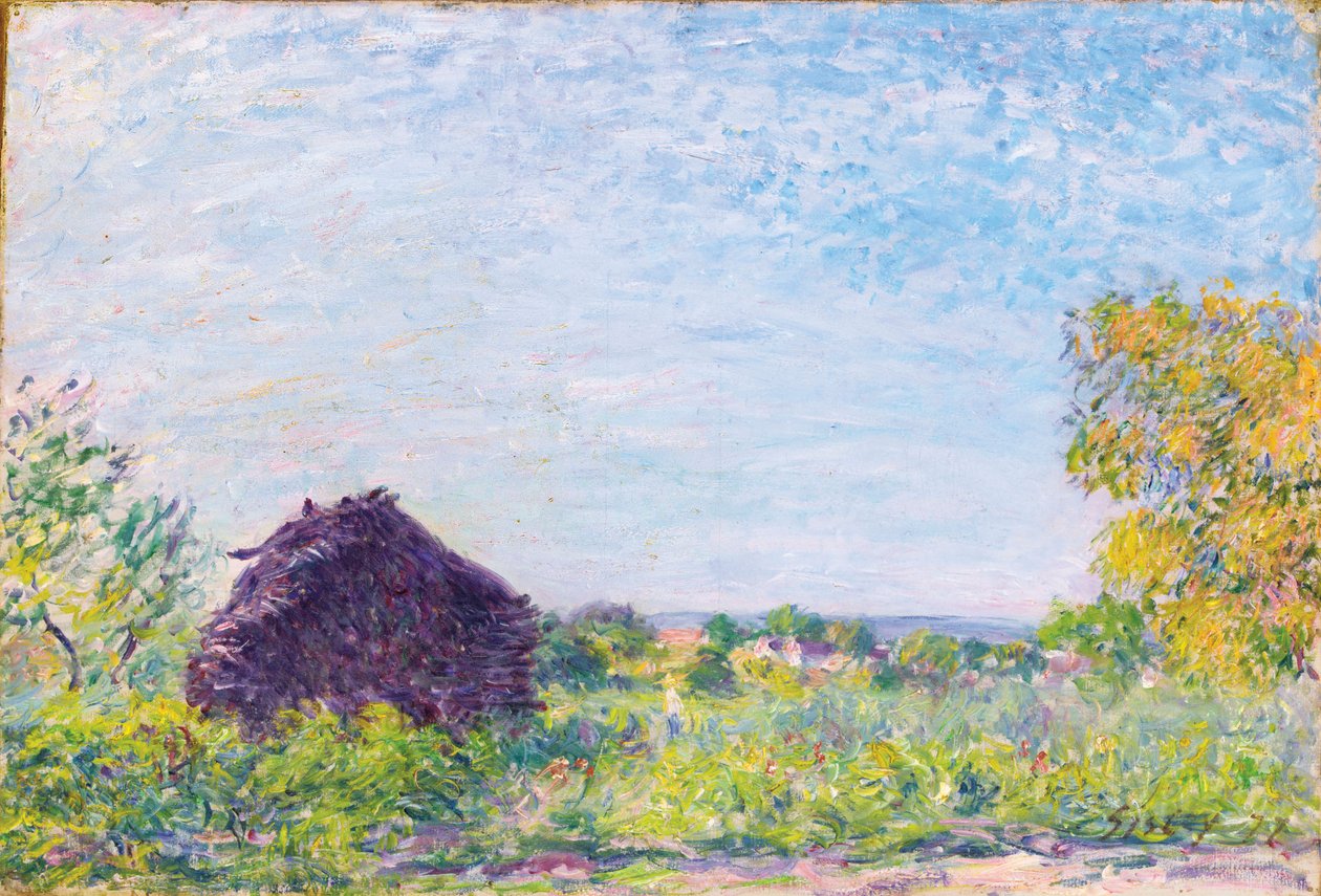 Høstakken, 1877 av Alfred Sisley