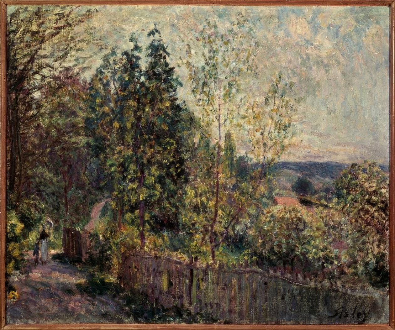 Skogssti av Alfred Sisley