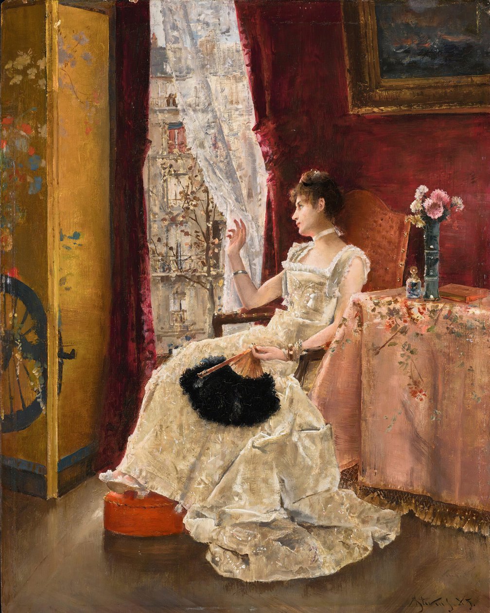 Reverie, 1885. av Alfred Emile Stevens