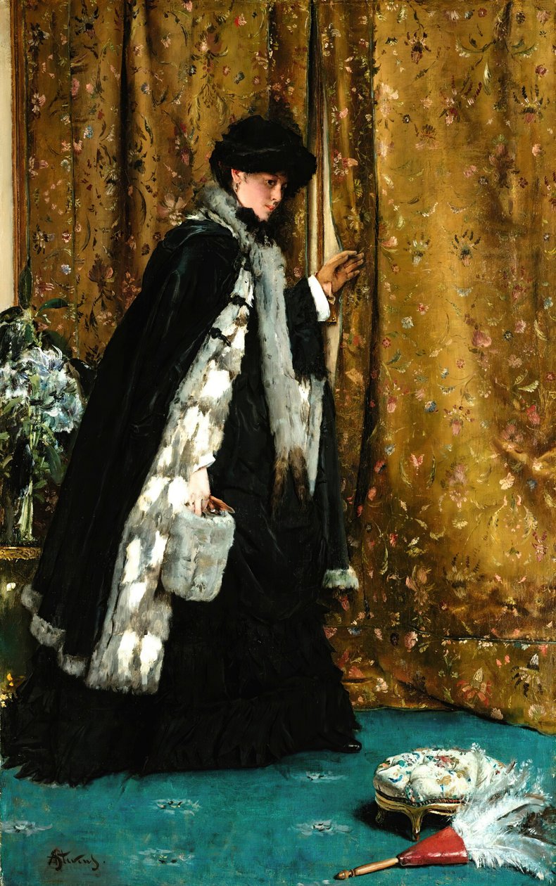 Morgenbesøket. av Alfred Emile Stevens