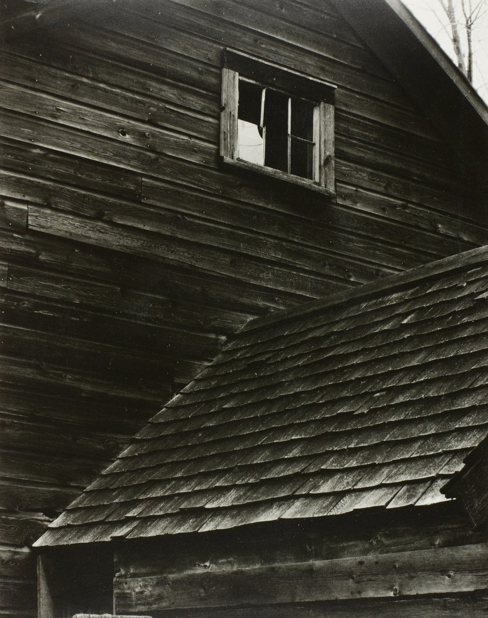 Barn, Lake George av Alfred Stieglitz