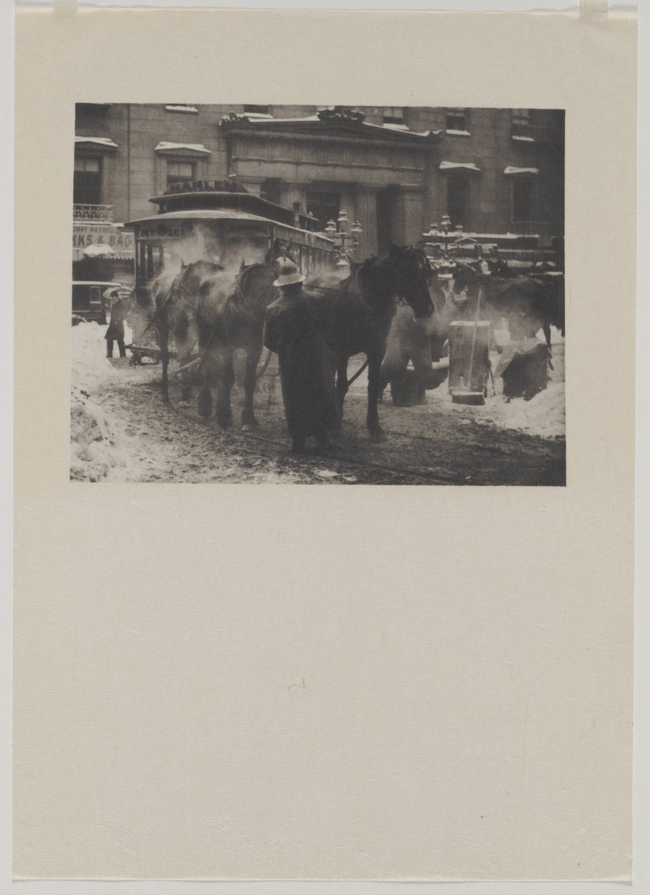 Terminalen, 1893 trykt 1911. av Alfred Stieglitz