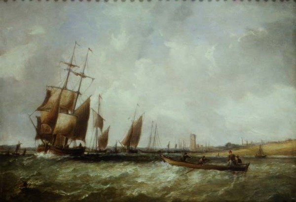 Frakt i Bristol Channel av Alfred Vickers
