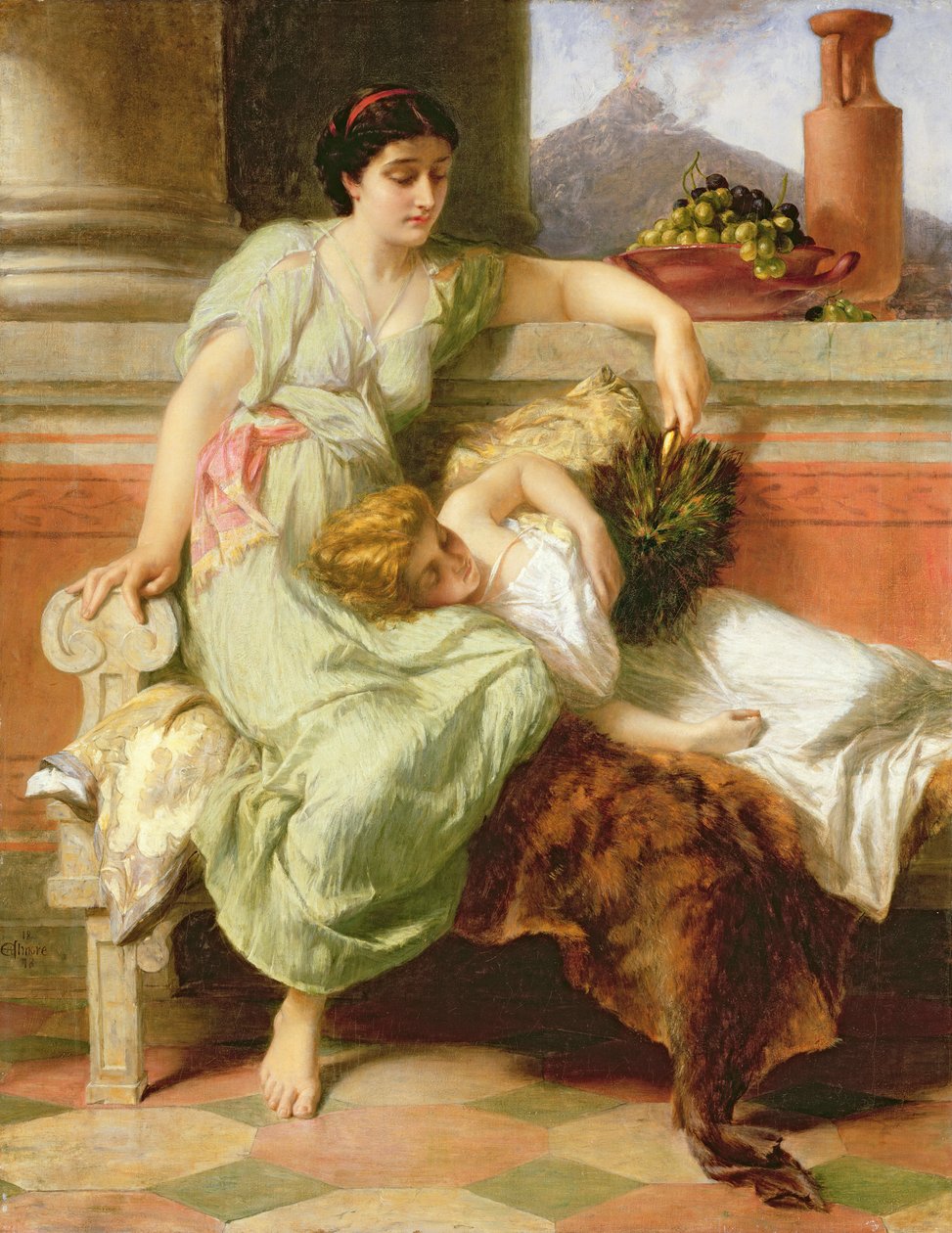 Pompeii, 79 e.Kr av Alfred W. Elmore