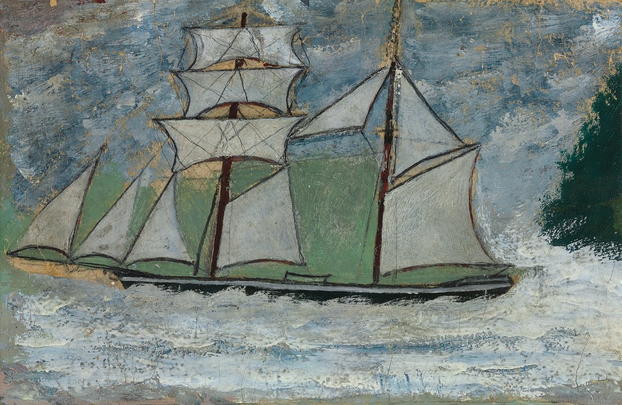 Et seilskip av Alfred Wallis