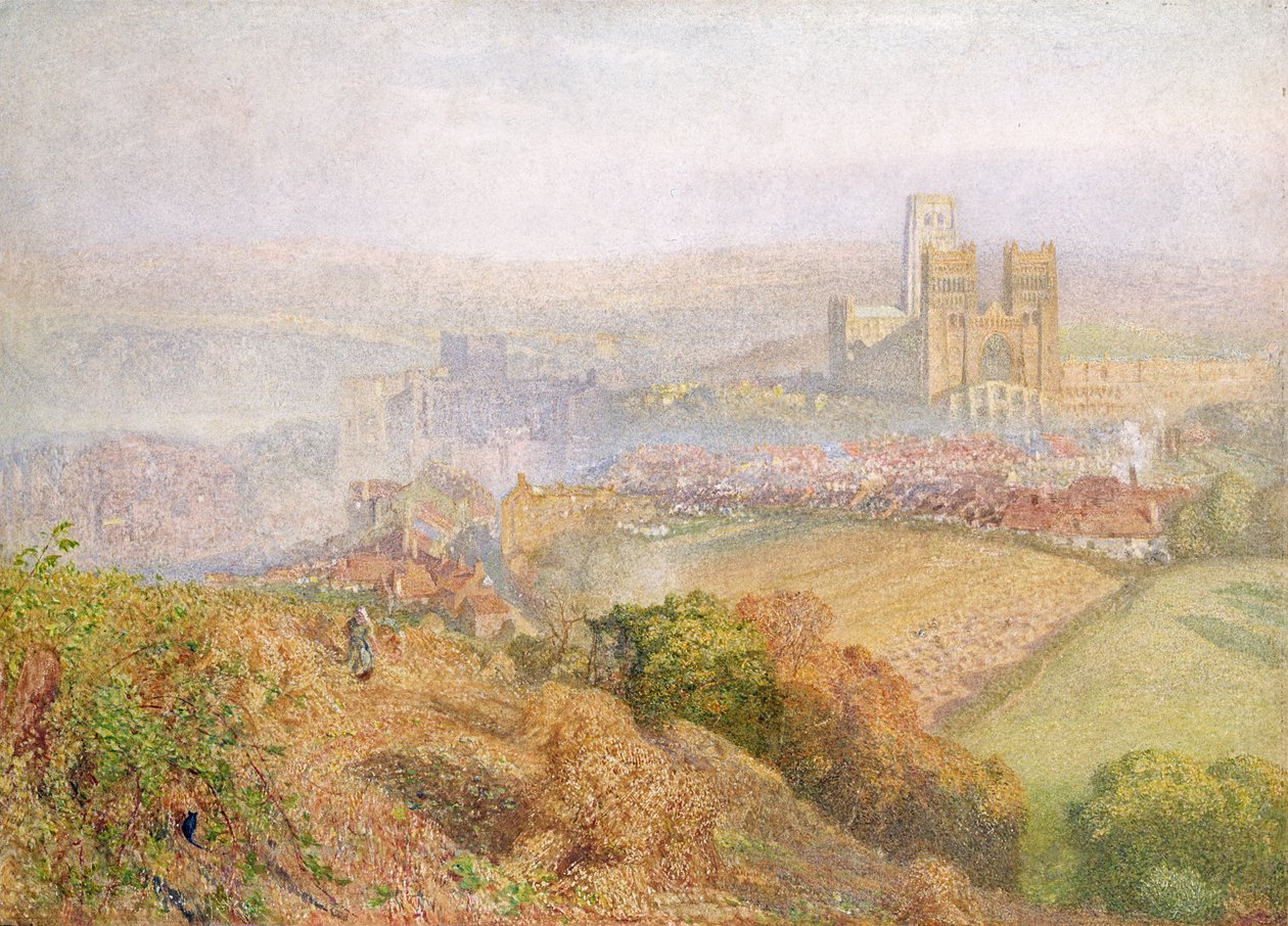Durham, Misty med Colliery Smoke av Alfred William Hunt