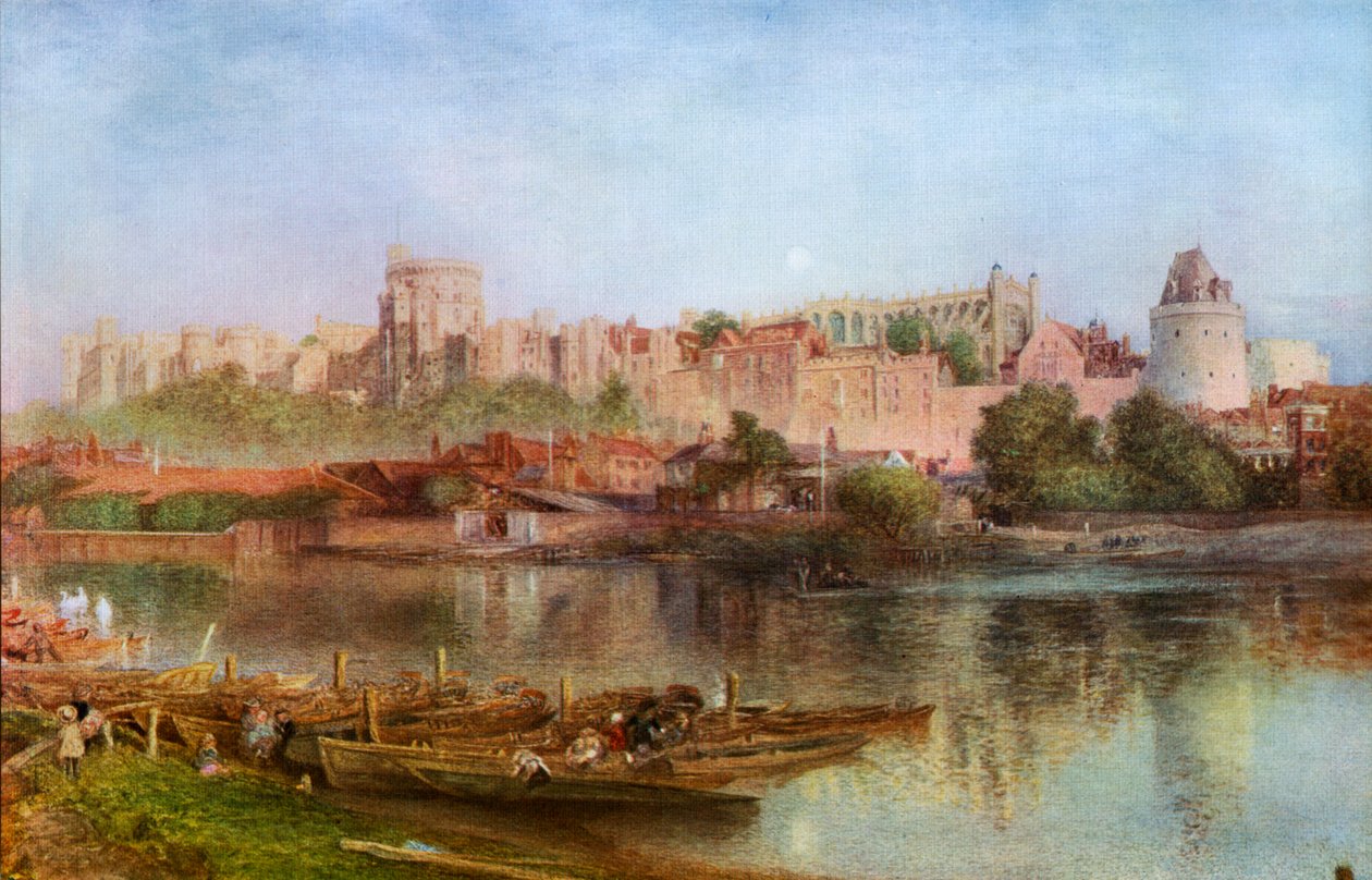 Windsor Castle, 1889, 1912. av Alfred William Hunt