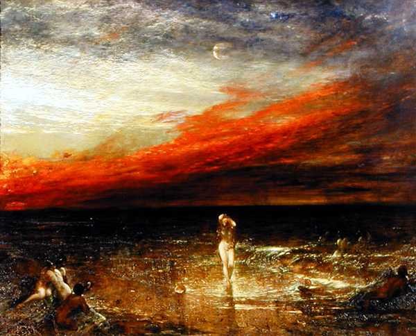 The Birth of Venus (olje på lerret) av Alfred Woolmer