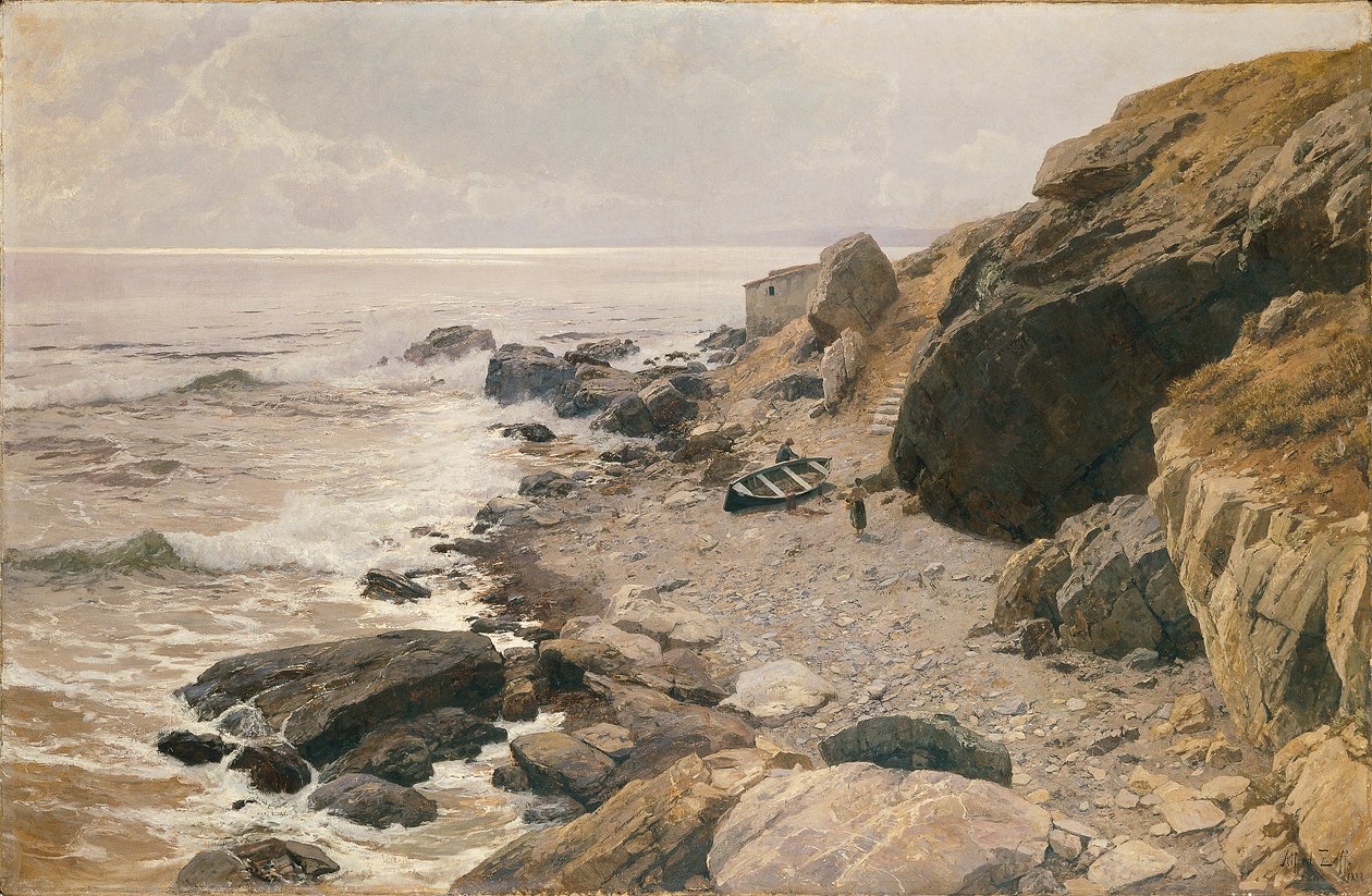 På Rivieraen (steinete kysten) av Alfred Zoff
