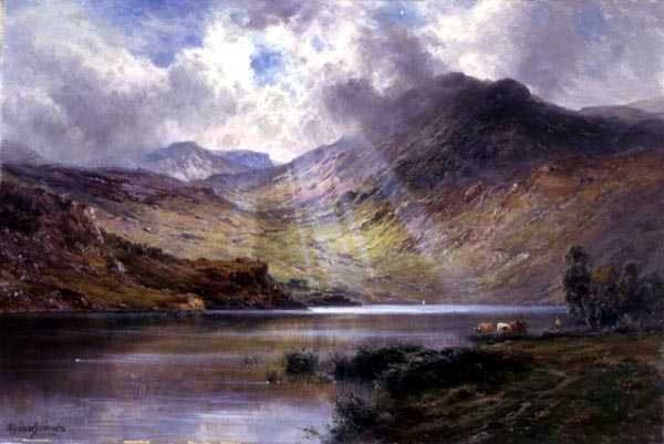 Ben Lomond (olje på lerret) av Alfred de Breanski