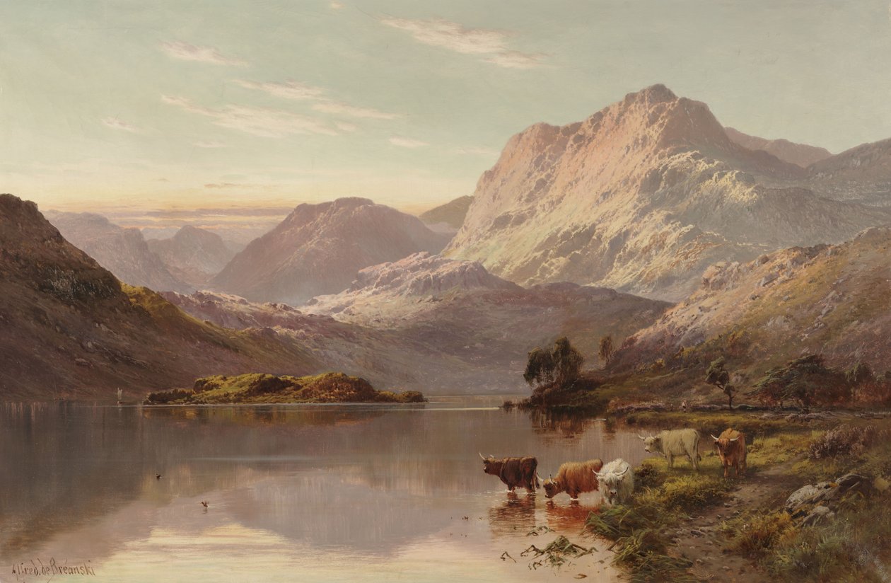 Loch Fad av Alfred de Breanski