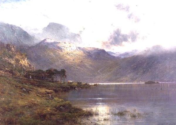 Nær Inversnaid, etter regnet av Alfred de Breanski
