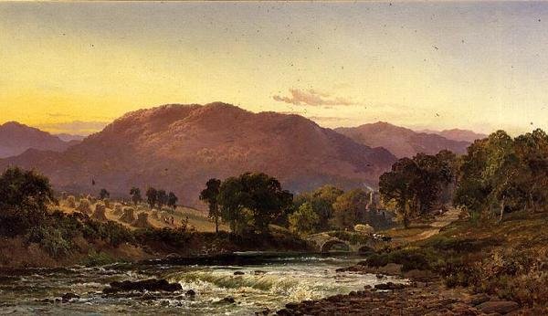 Nær Llangollen Pass, Nord-Wales av Alfred de Breanski