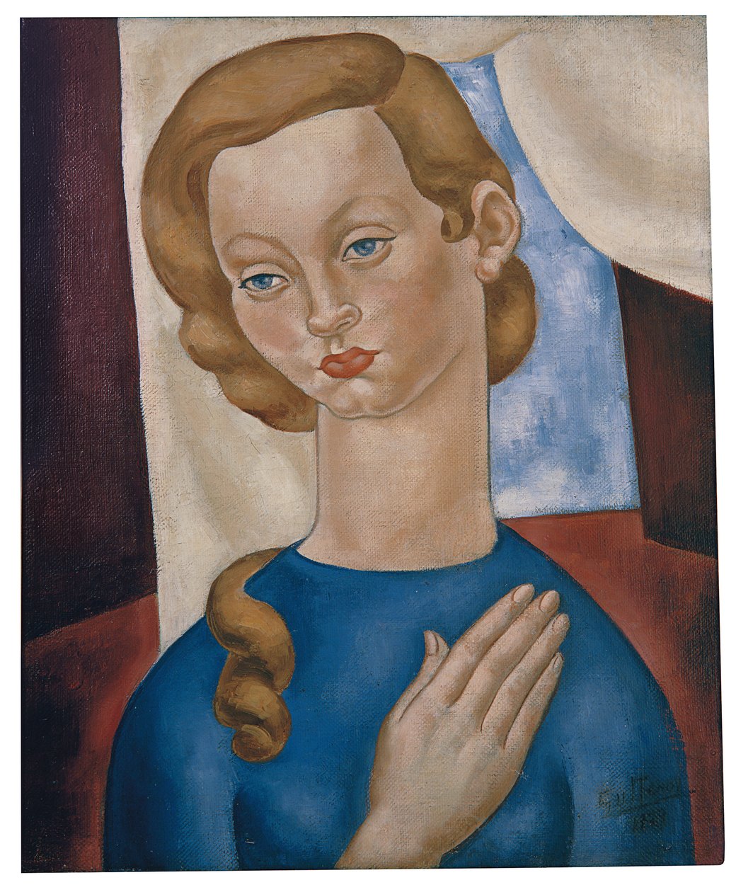 Figur av en kvinne; kvinnefigur av Alfredo Guttero