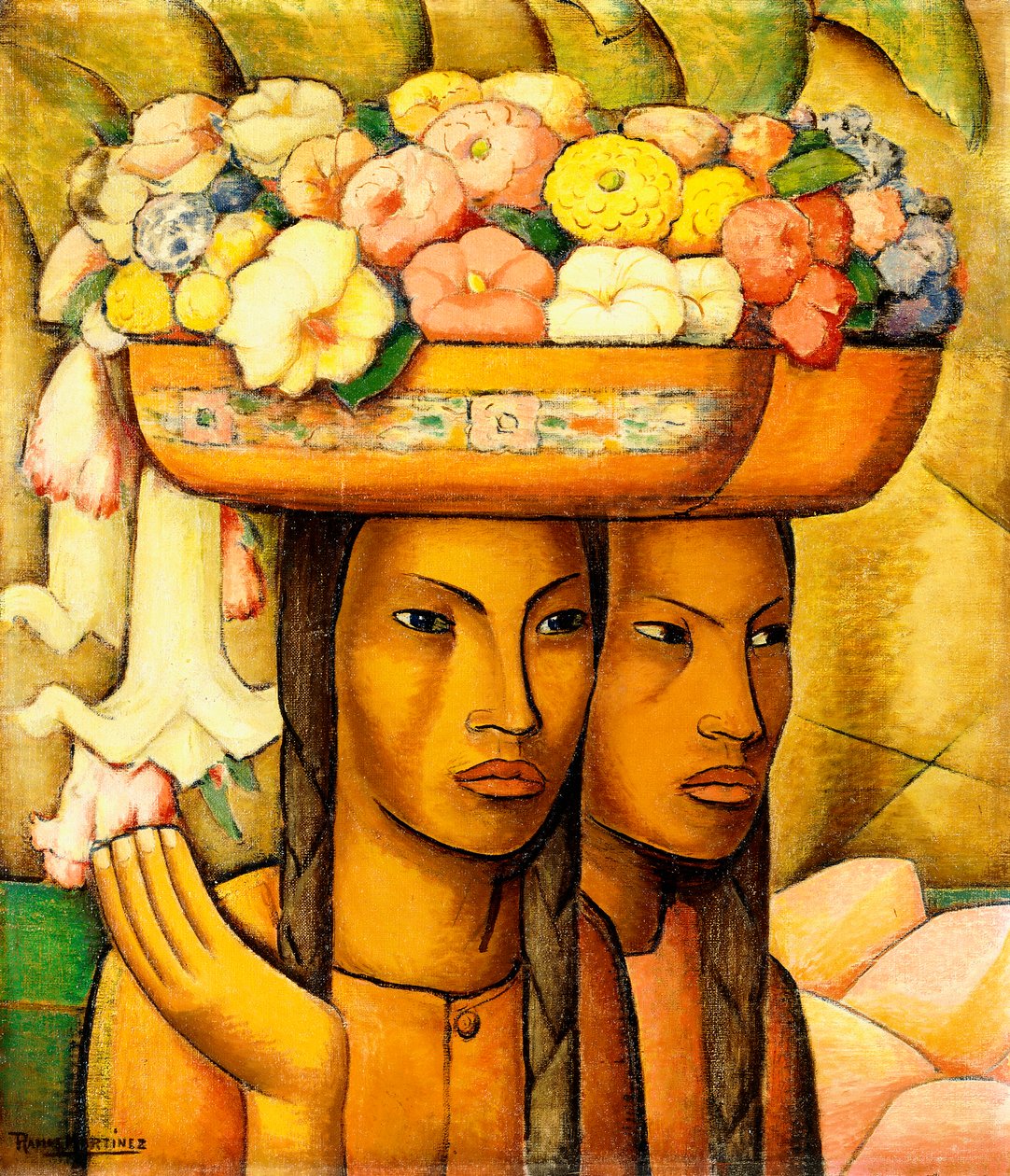 Blomsterselgere av Alfredo Ramos Martinez