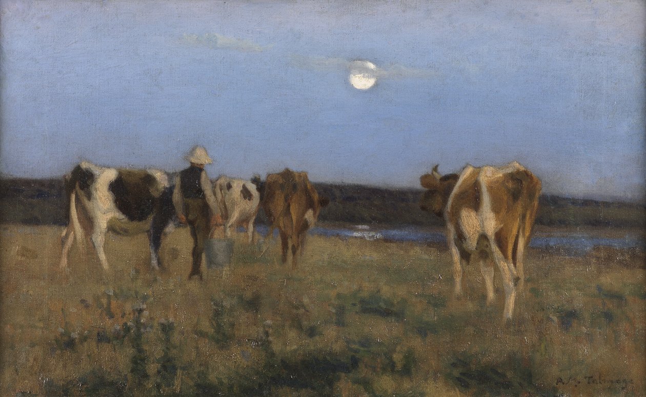 En sommermåne av Algernon Mayow Talmage