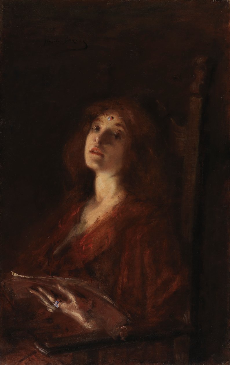 En sang, ca. 1895. av Alice Pike Barney