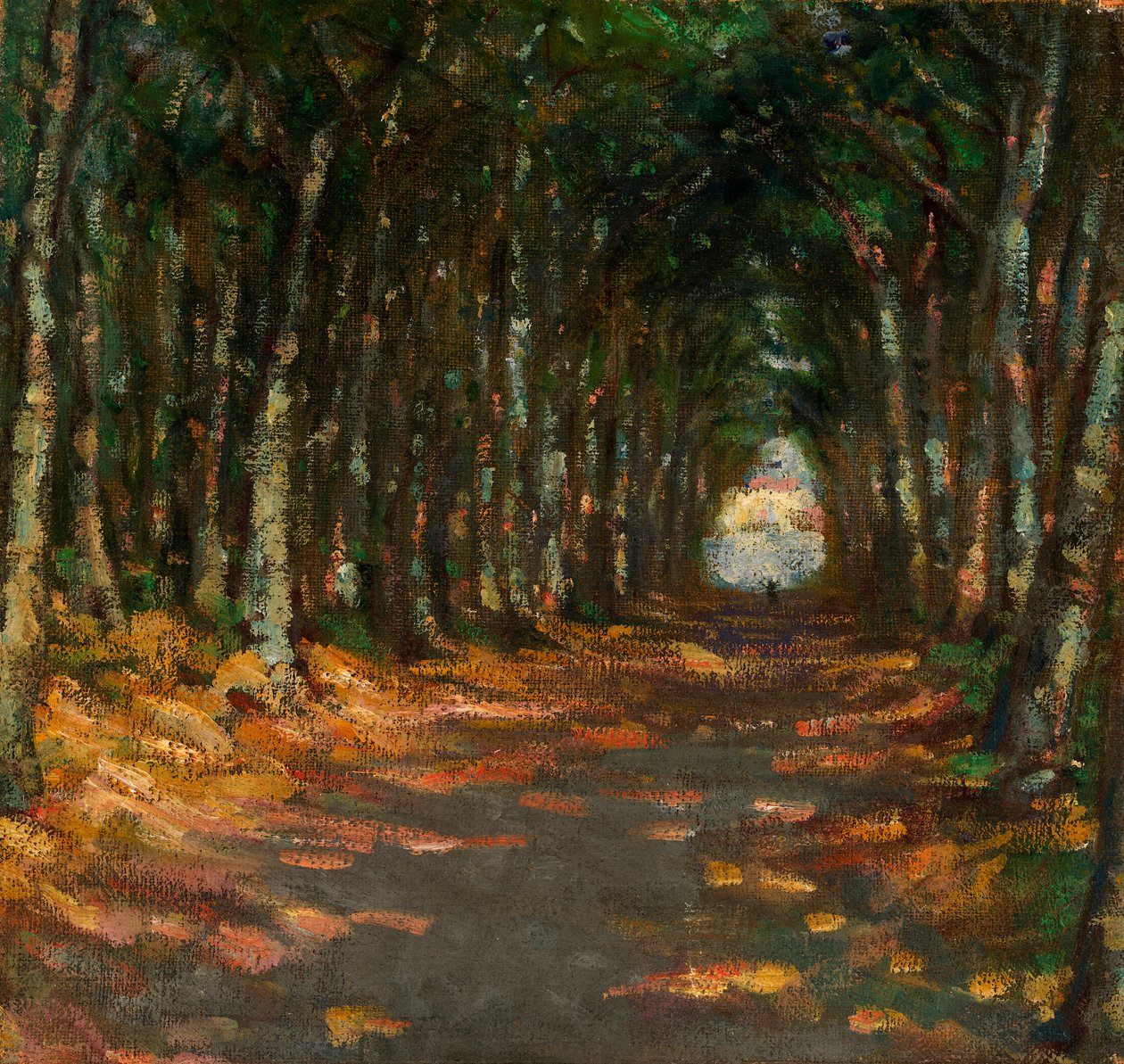 Alley in the Park, ca. 1906. av Alice Pike Barney