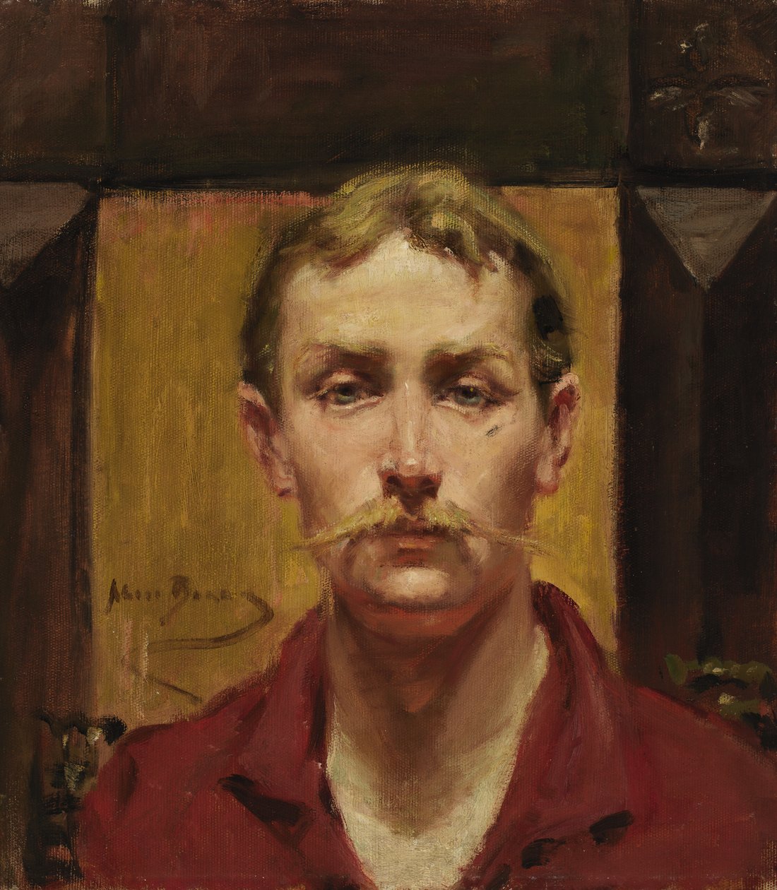 Blond mann. av Alice Pike Barney