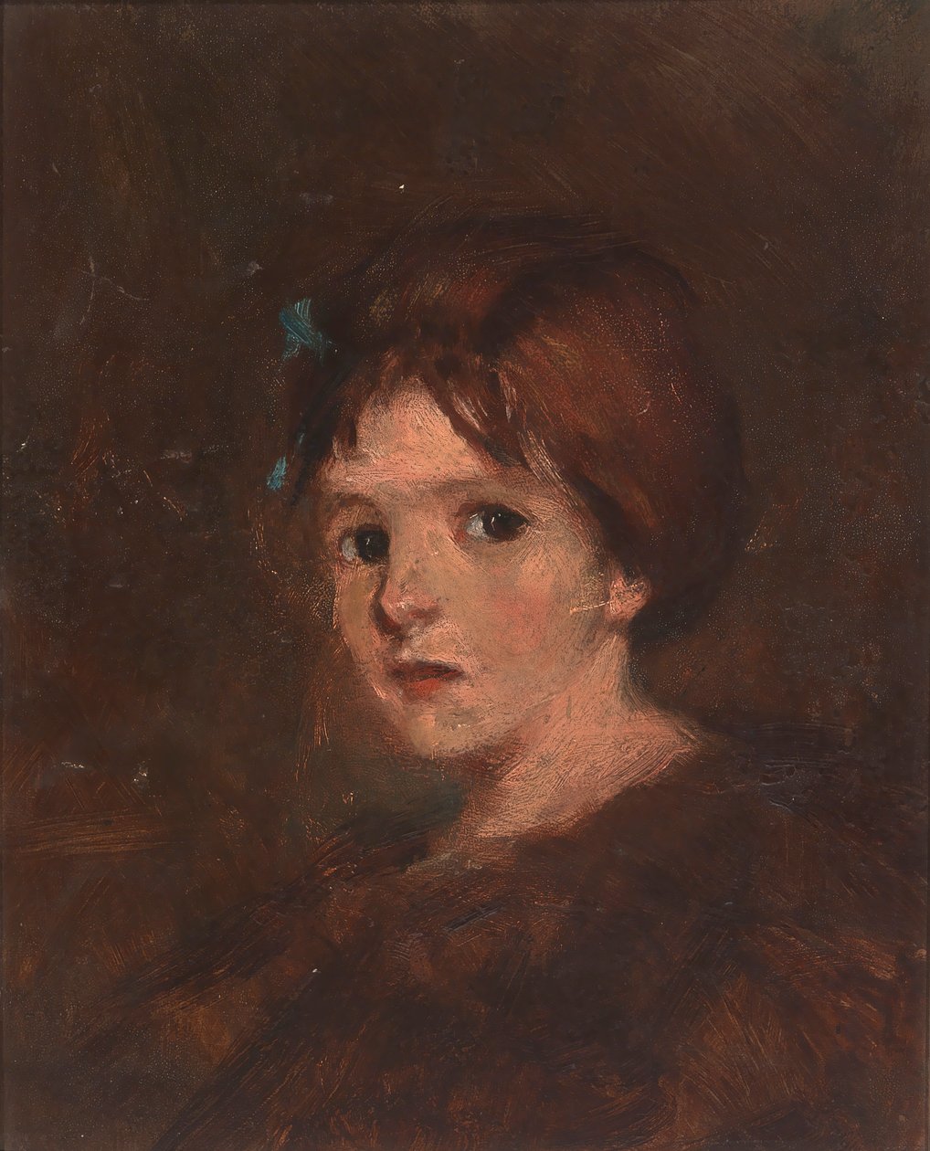 Barn i Browns, ca. 1889. av Alice Pike Barney
