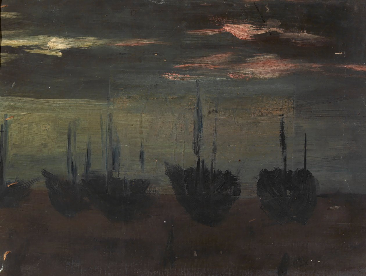 Skip i måneskinn, n.d. av Alice Pike Barney