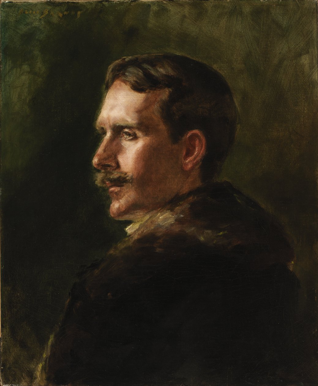 Pelsfrakken, ca. 1898. av Alice Pike Barney
