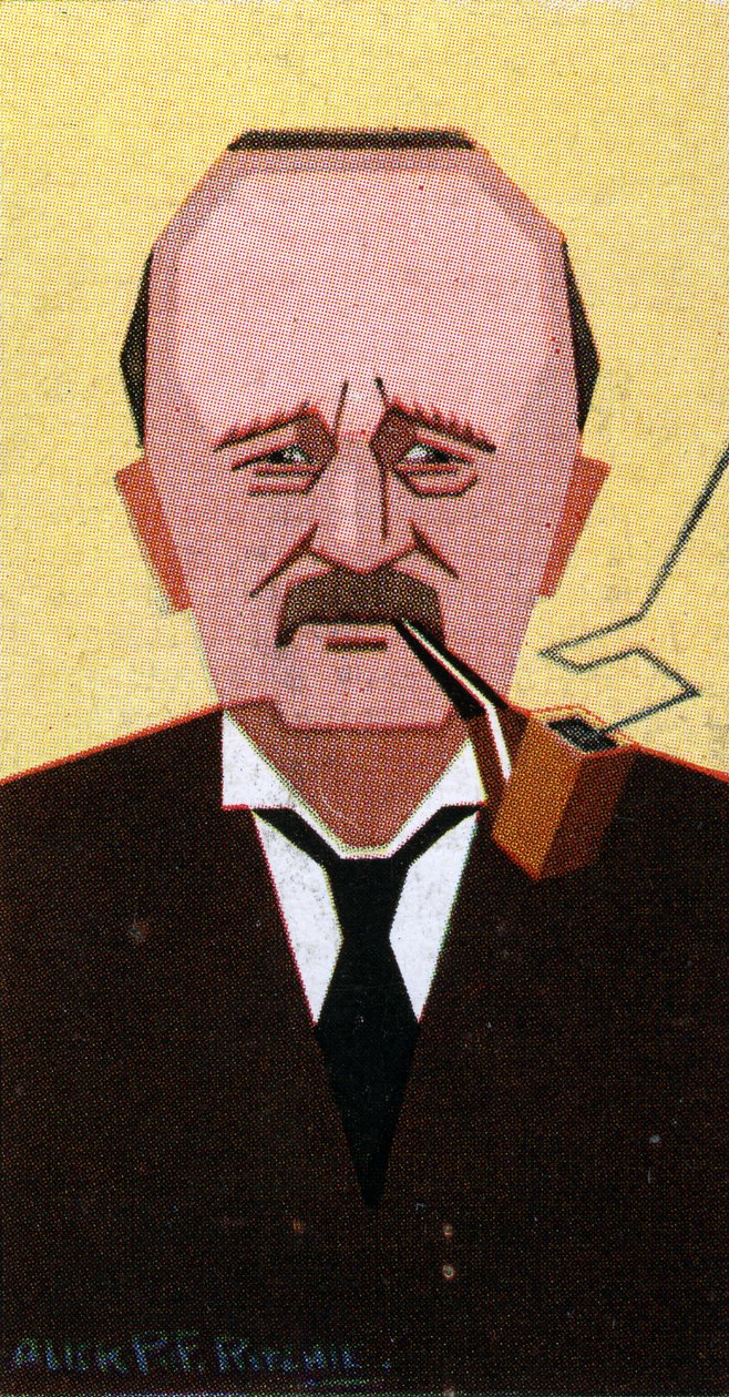 J.M. Barrie, 1926 9farget litho) av Alick P. F. Ritchie