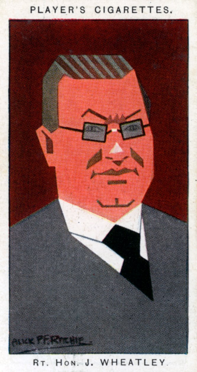 John Wheatley , skotsk politiker, 1926. av Alick P. F. Ritchie