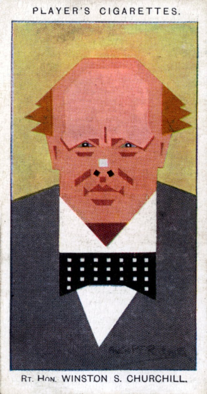 Winston Churchill , britisk statsminister, 1926 av Alick P. F. Ritchie