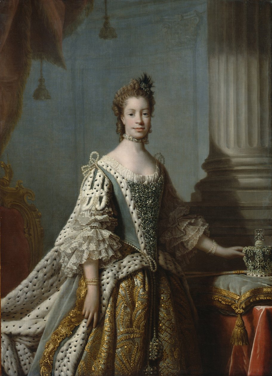 Charlotte Sophia av Mecklenburg-Strelitz, 1762 av Allan Ramsay