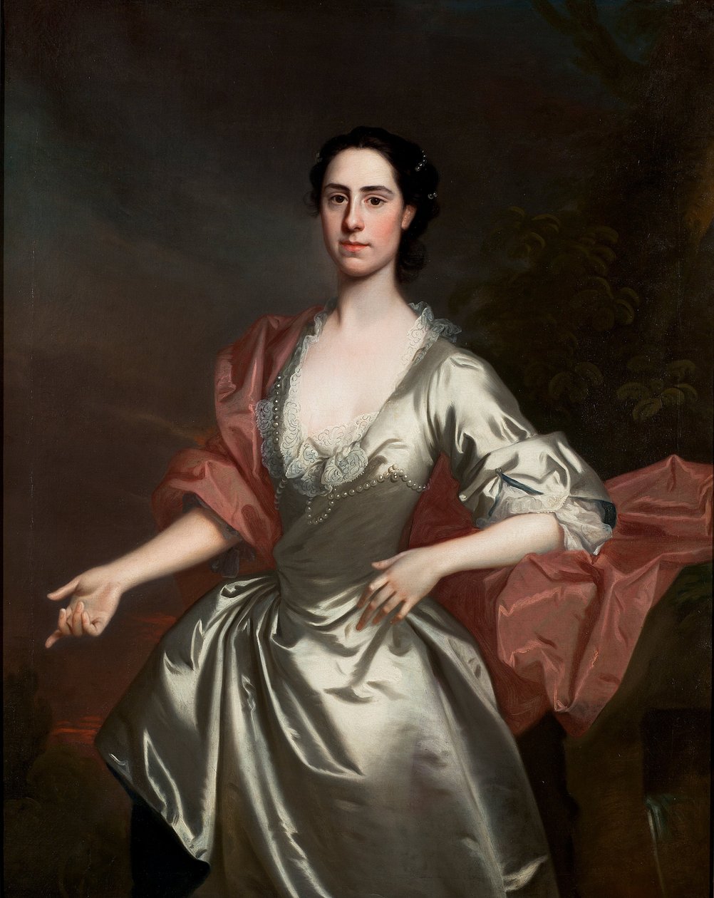 Portrett av Lady Susanna Campbell, née Bernard (d. 1751) av Allan Ramsay