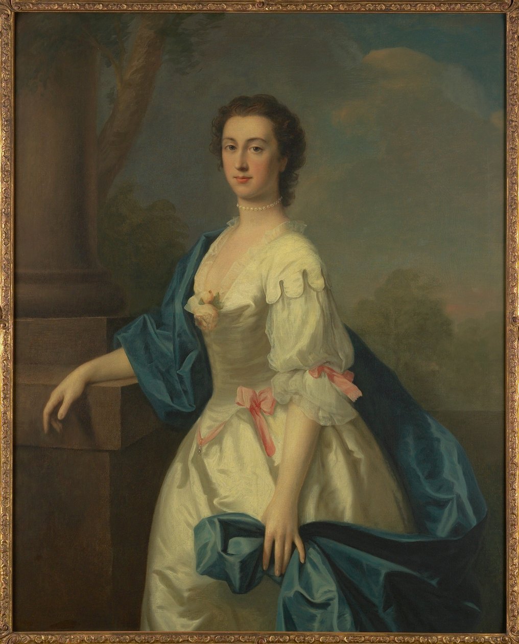 Portrett av en dame, ca. 1744 av Allan Ramsay
