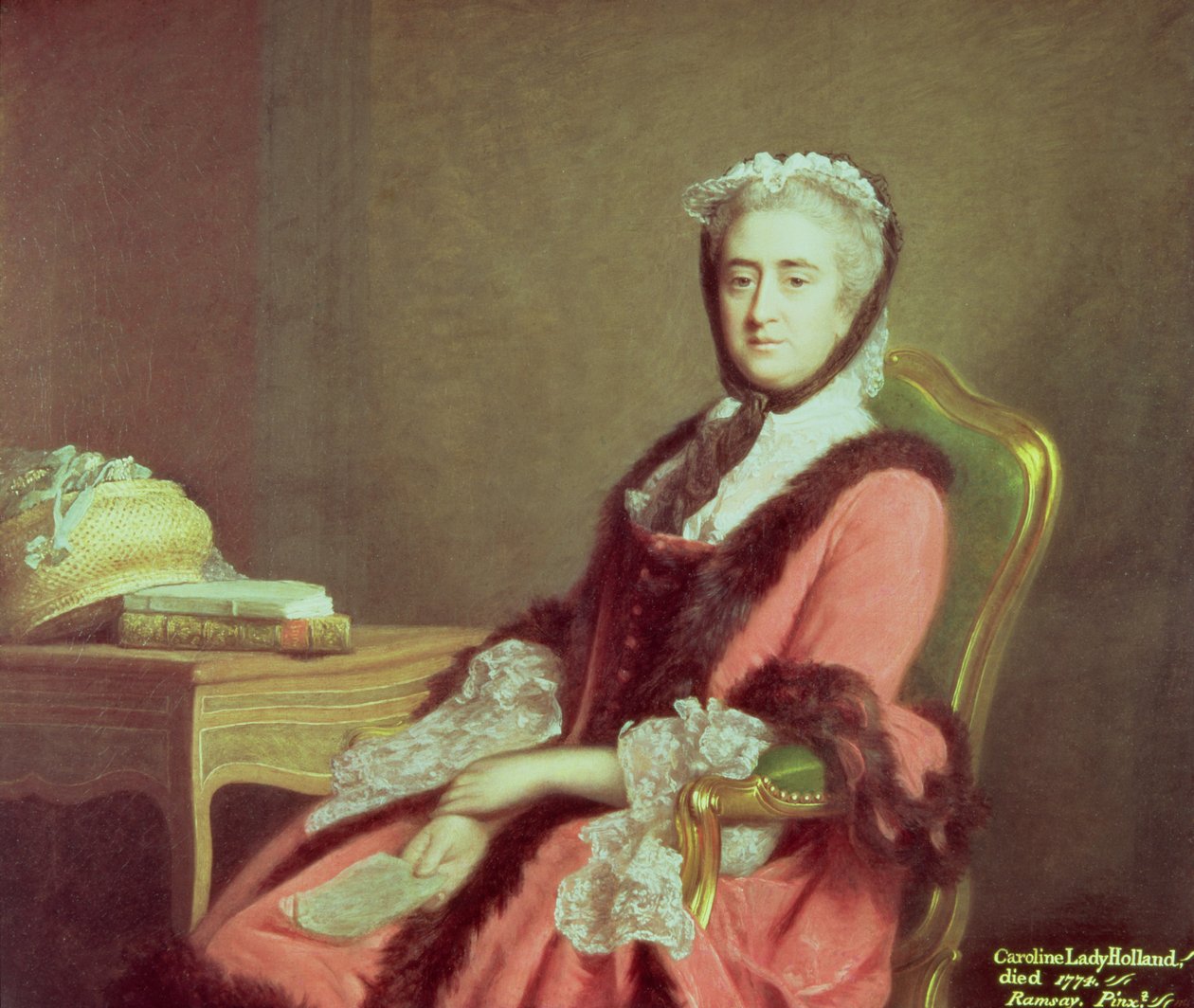 Lady Holland, 1766 av Allan Ramsay