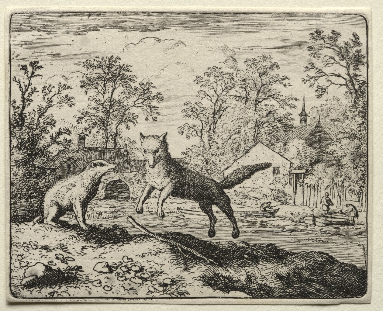Reynard the Fox: Reynard Doing Penance av Allart van Everdingen