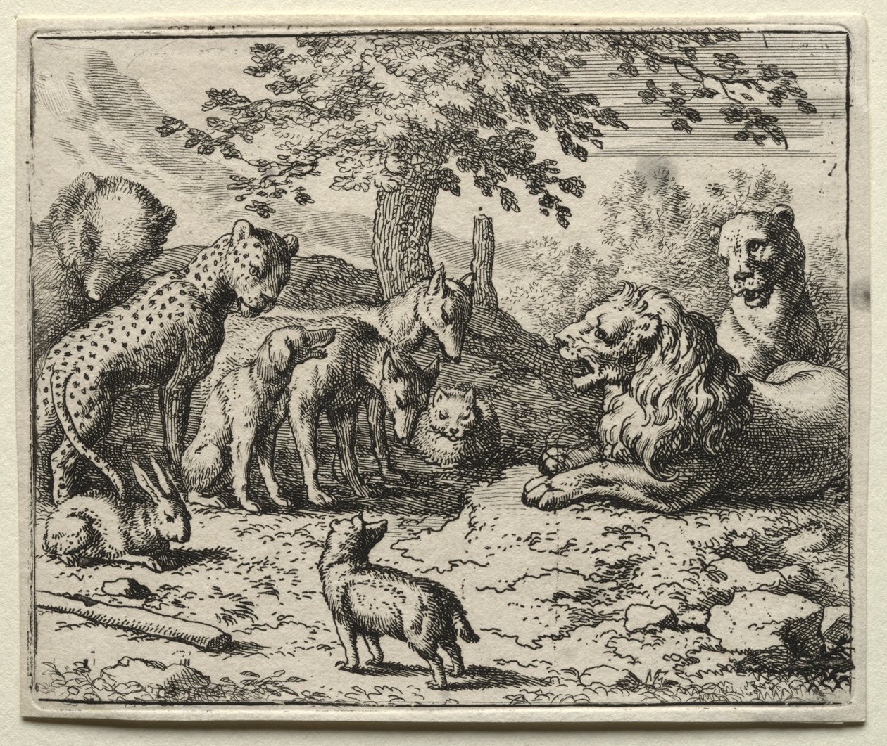 Reynard the Fox: Lions Council. av Allart van Everdingen
