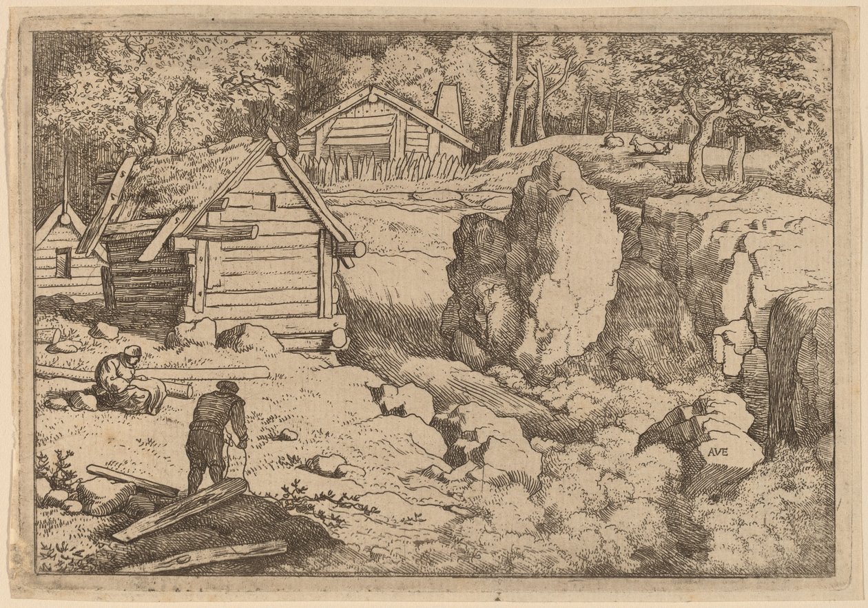 Snekkeren, sannsynligvis ca. 16451656. av Allart van Everdingen