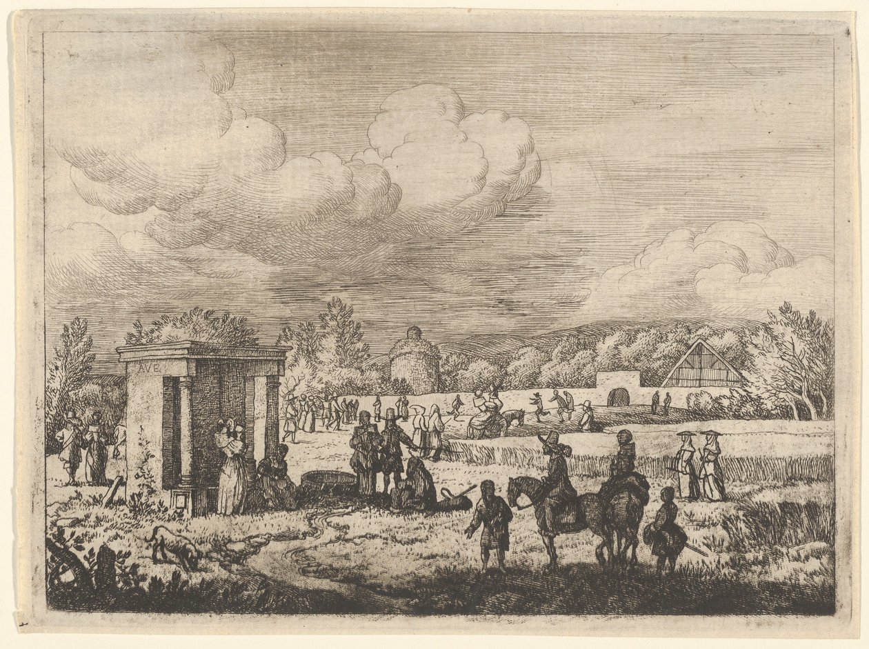 Den første våren, 1600-tallet. av Allart van Everdingen